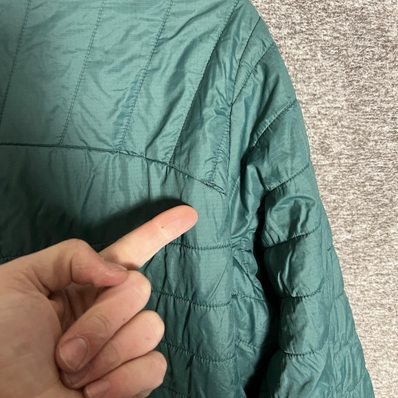 Fjallraven Expedition X-Latt Jacket Womens Large Green Lightweight Puffer Zip - Picture 11 of 13
